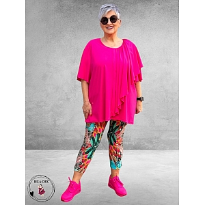 Only-m Tuniek Travel Overslag Pink